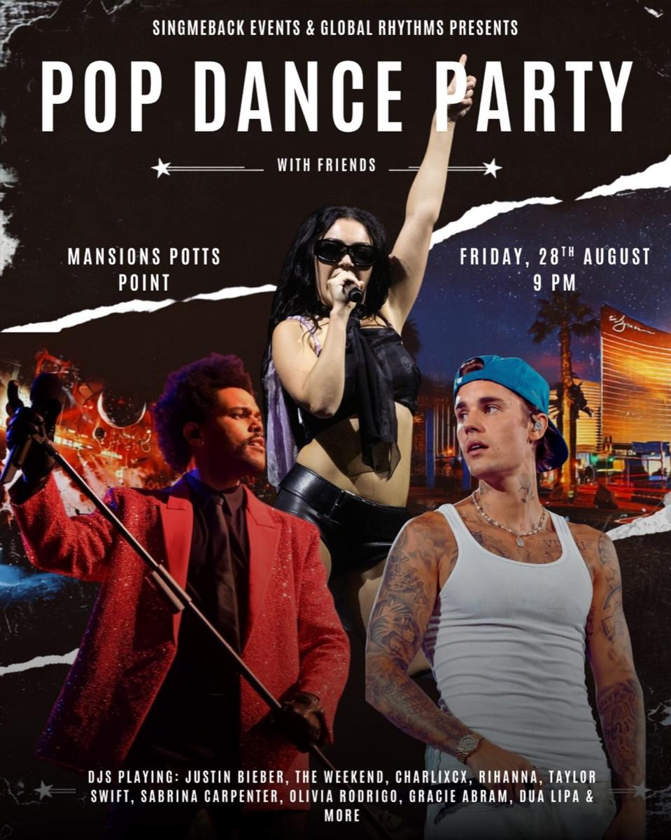 Pop Dance Party poster